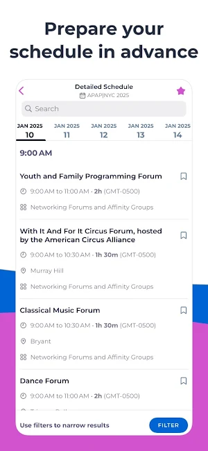 APAP|NYC 2025 Screenshot 2