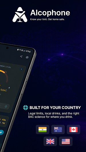 BAC Calculator & Drink Tracker Screenshot 2
