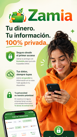 Zamia: controla tus ingresos Screenshot 0