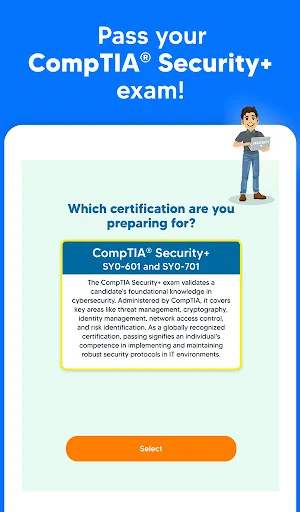CompTIA Security+ Exam Prep Screenshot 0