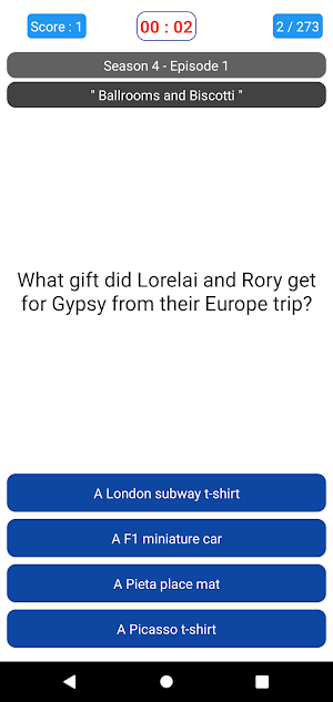 Gilmore Girls Quiz Screenshot 2
