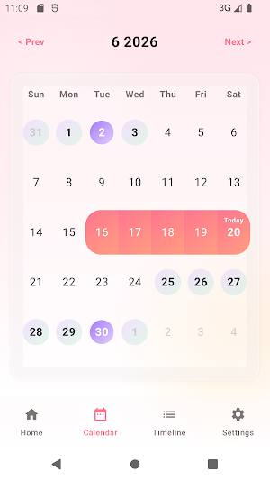 Magic Day: Easy Period Tracker Screenshot 1