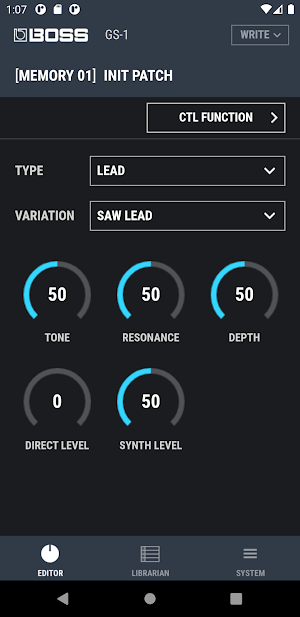 GS-1 Editor Screenshot 1