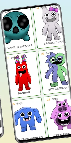 How to draw garten  banbam Screenshot 2