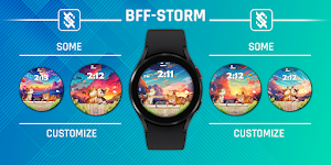 BFF1- Cute Cat watchface Screenshot 3