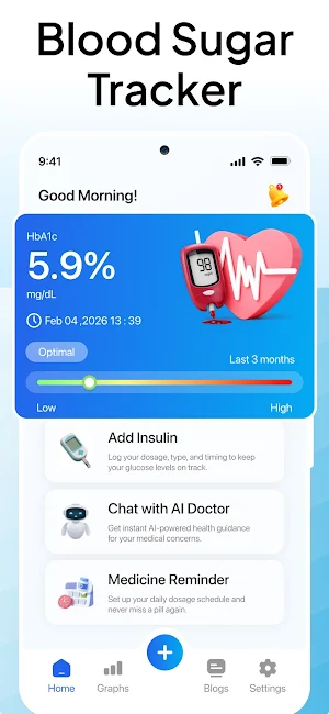 Blood Sugar Tracker & Glucose Screenshot 0