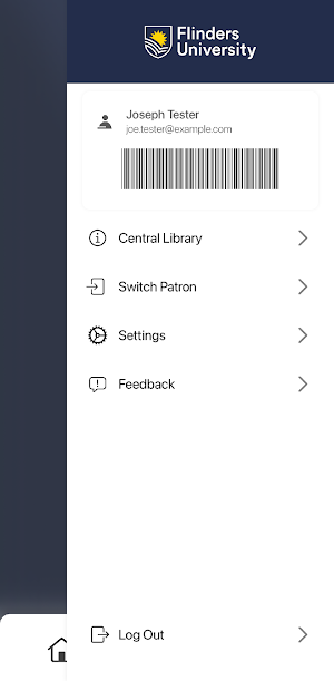 Flinders Library Self Checkout Screenshot 2