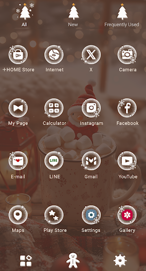 Christmas Warmth Theme +HOME Screenshot 2