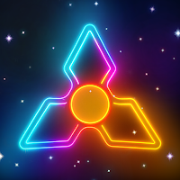 Glow Finger Spinner Art Draw