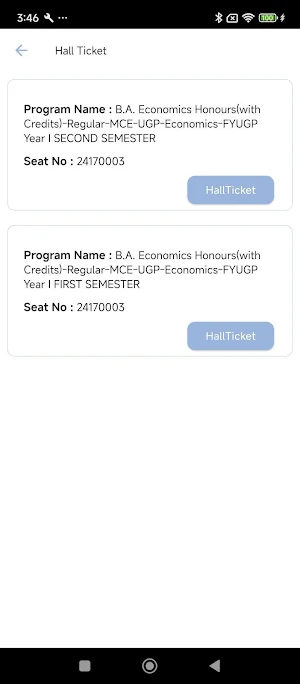 Maharajas Student App Screenshot 3