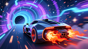 Time-Traveling Cars Screenshot 0