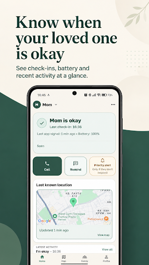 KinStatus: Elder Care Check-In Screenshot 0