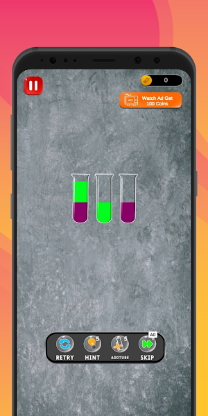 Water color sorting Screenshot 2