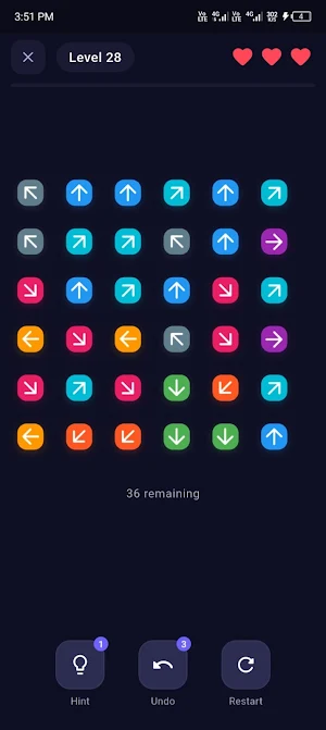 Arrow Escape: Tap Away Puzzle Screenshot 1