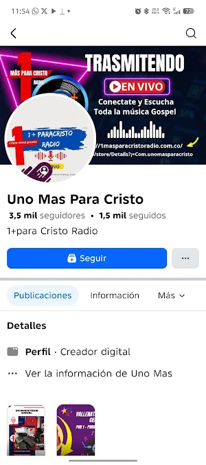 Uno mas para Cristo Radfio com Screenshot 2