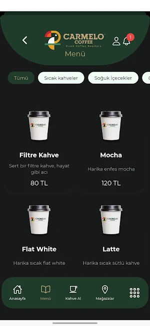 Carmelo Coffee Screenshot 1