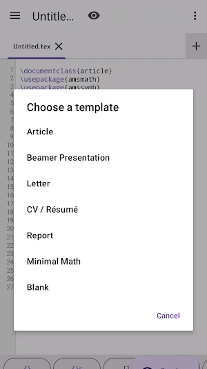 LatTeX Editor Screenshot 3