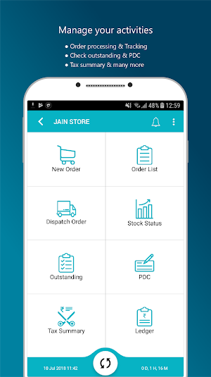 eRetail - Retailers Order & Payment App Screenshot 1