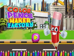 Color Pencil Maker Factory: Craft Colorful Pen Screenshot 0