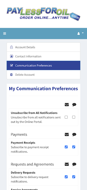 MyPLFOAccount Screenshot 2