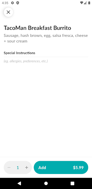 TacoMan Grill Screenshot 3