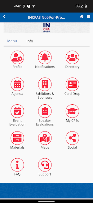 Indiana CPA Society Events Screenshot 3