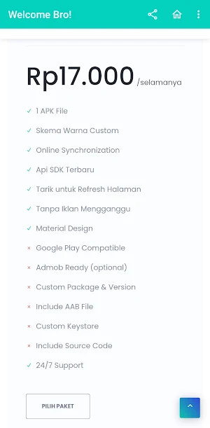 Jasa Web to Apk: App with AAB Screenshot 2