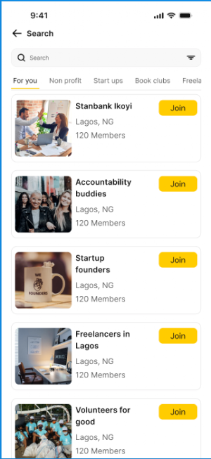 ClanApp Screenshot 2