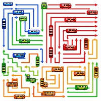 Arrows Out Puzzle Bus Maze