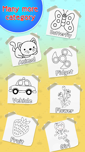Drawing and Coloring Book Game Screenshot 1