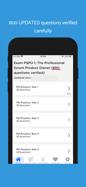 PSPO 1 Exam 2025 Screenshot 0