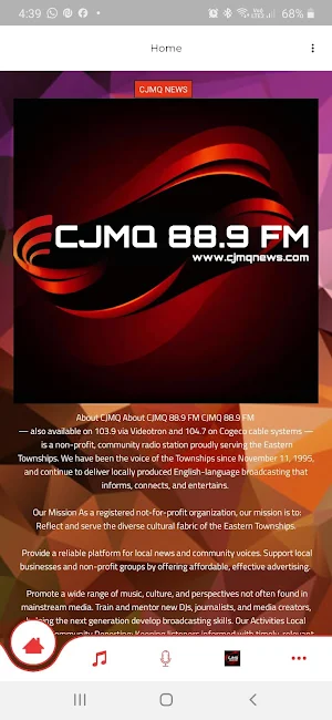 CJMQ FM Radio Screenshot 0