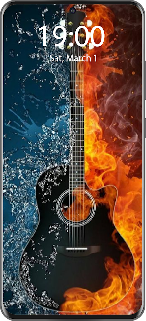 Guitar Live Wallpaper Parallax Screenshot 0