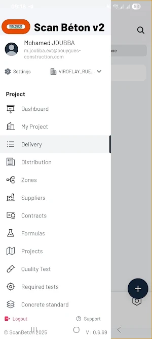 Concrete Tracker Screenshot 0