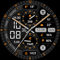 Half Screen Orange ZKin Watch