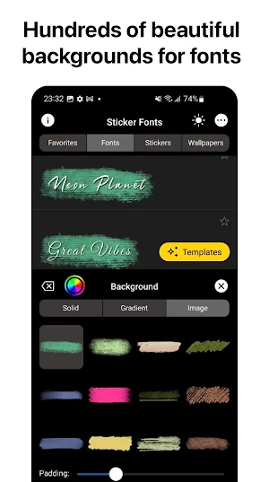 Sticker Fonts Screenshot 1