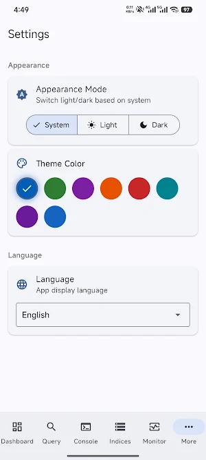 ElasticSearchCli Screenshot 1