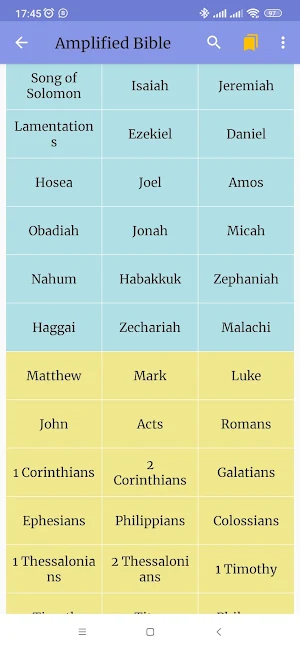 Amplified Offline Holy Bible Screenshot 0