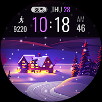 Animated Snow Winter Face VS88