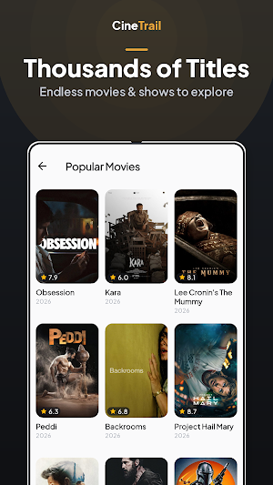 CineTrail: Movies & Trailers Screenshot 3