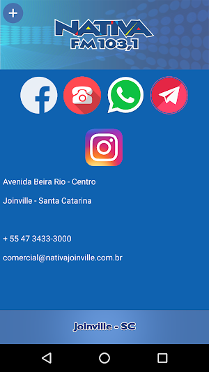 Nativa FM 103,1 Joinville Screenshot 1