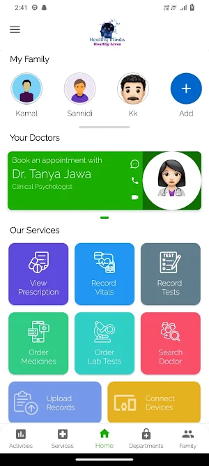 Healthy Minds Healthy Lives Screenshot 0