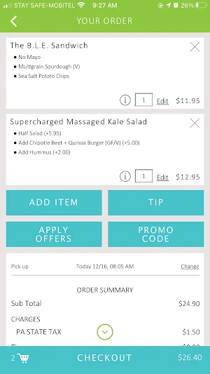 GoodLife Organic Kitchen Screenshot 3