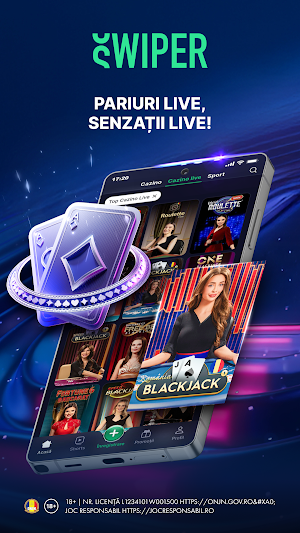Swiper - Cazinou & Păcănele Screenshot 2