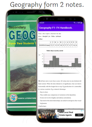 Geography: Form 1 - 4 Notes. Screenshot 1