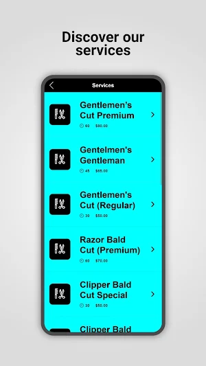 Professional Barber Booking Screenshot 1