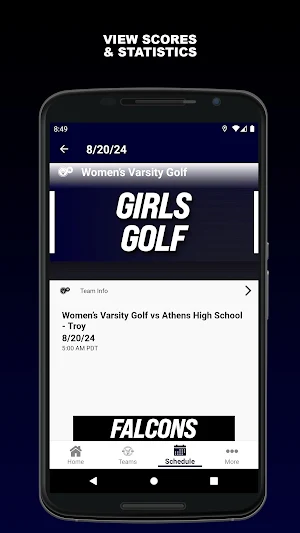 Farmington Falcons Athletics Screenshot 2