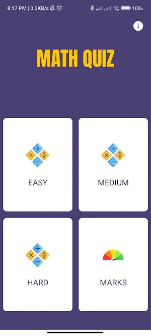 Math Quiz Screenshot 0