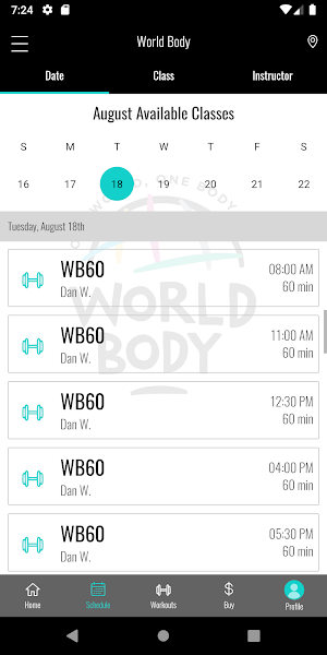 World Body Fitness Screenshot 3