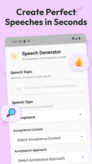 Speech Writer AI Screenshot 0